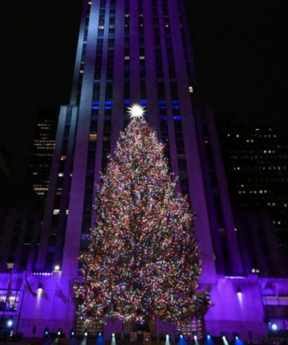 El Rockefeller Center recibió su icónico árbol de Navidad