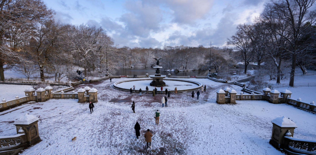 Nueva York y Boston tuvieron su primera Navidad blanca en 15 años