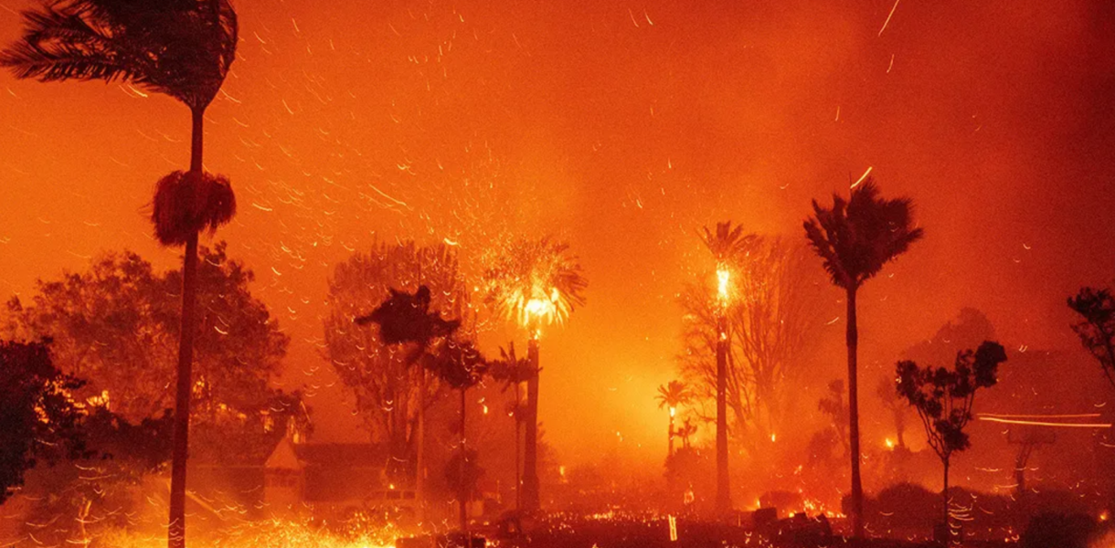 Cinco muertos y miles de hectáreas destruidas por los incendios en Los Ángeles