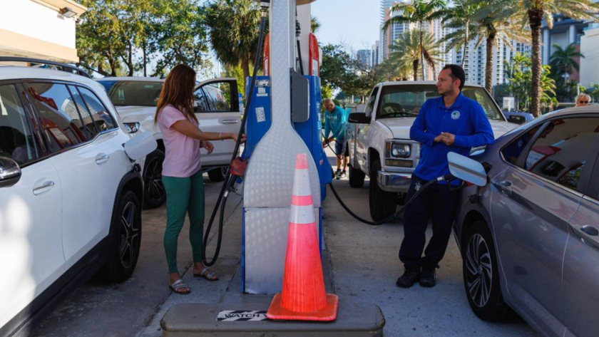 El precio promedio de la gasolina en Florida continúa en aumento