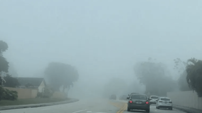 La niebla estará sobre Florida Central durante la semana