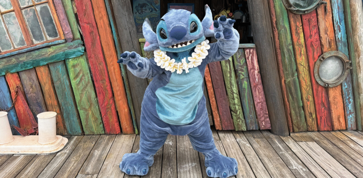 El Meet & Greet de Stitch regresó con la reapertura de Typhoon Lagoon