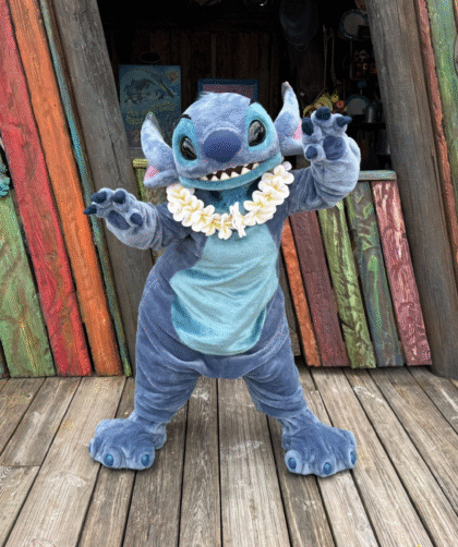 El Meet & Greet de Stitch regresó con la reapertura de Typhoon Lagoon