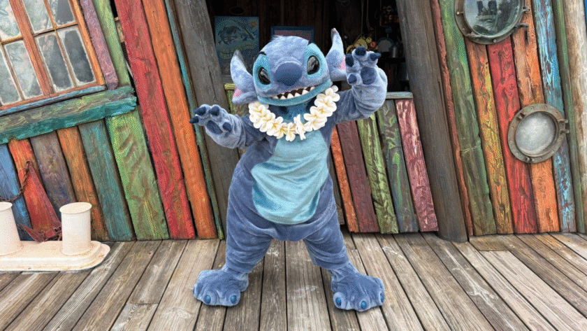 El Meet & Greet de Stitch regresó con la reapertura de Typhoon Lagoon