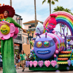 Las carrozas de ‘Trolls’ y ‘Kung Fu Panda’ regresaron a la Mega Movie Parade